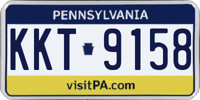 PA license plate KKT9158