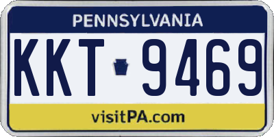 PA license plate KKT9469