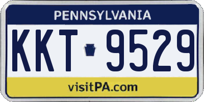 PA license plate KKT9529