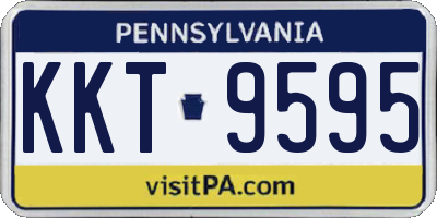 PA license plate KKT9595