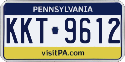 PA license plate KKT9612