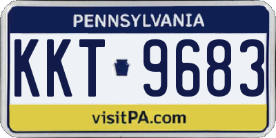 PA license plate KKT9683