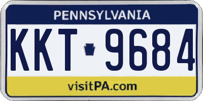 PA license plate KKT9684