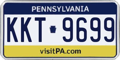 PA license plate KKT9699