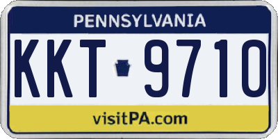 PA license plate KKT9710