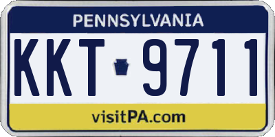 PA license plate KKT9711