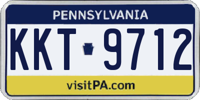 PA license plate KKT9712