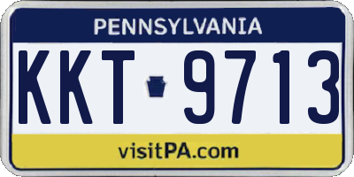 PA license plate KKT9713