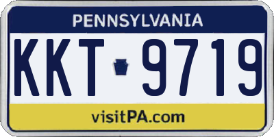 PA license plate KKT9719