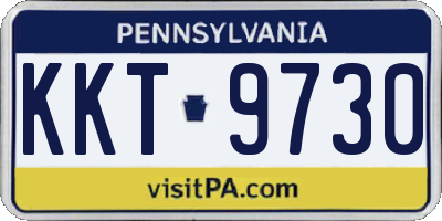 PA license plate KKT9730