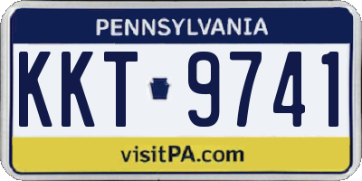 PA license plate KKT9741
