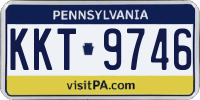 PA license plate KKT9746