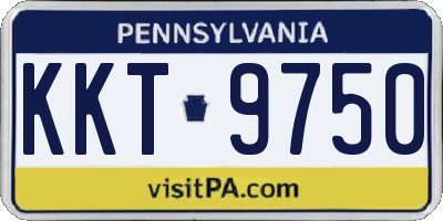 PA license plate KKT9750