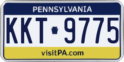 PA license plate KKT9775