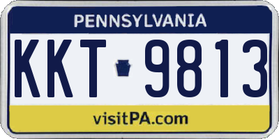 PA license plate KKT9813