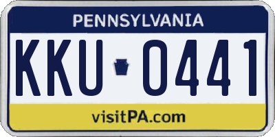 PA license plate KKU0441