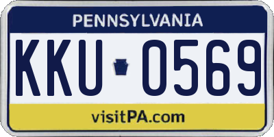 PA license plate KKU0569