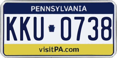 PA license plate KKU0738