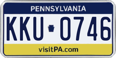 PA license plate KKU0746