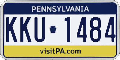 PA license plate KKU1484