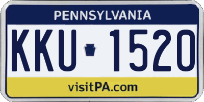 PA license plate KKU1520