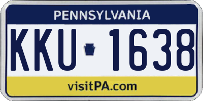 PA license plate KKU1638