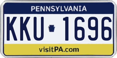 PA license plate KKU1696