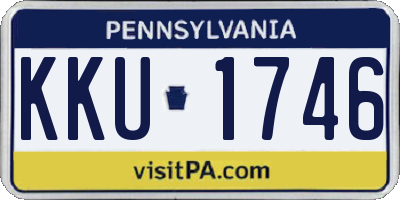 PA license plate KKU1746