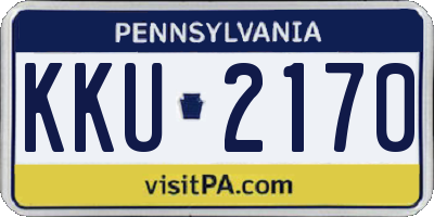PA license plate KKU2170