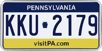 PA license plate KKU2179