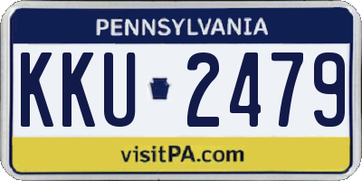 PA license plate KKU2479