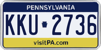 PA license plate KKU2736