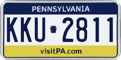 PA license plate KKU2811