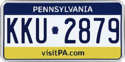 PA license plate KKU2879