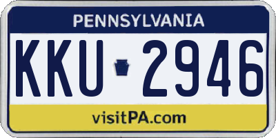 PA license plate KKU2946