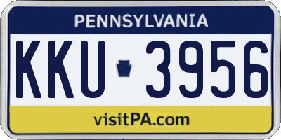 PA license plate KKU3956