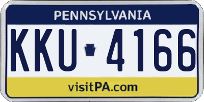 PA license plate KKU4166