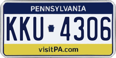 PA license plate KKU4306