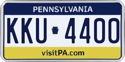 PA license plate KKU4400