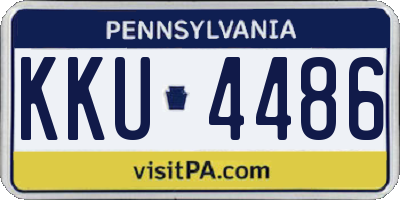 PA license plate KKU4486