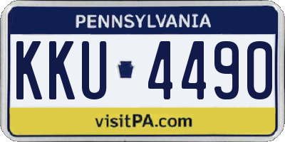PA license plate KKU4490
