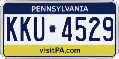 PA license plate KKU4529