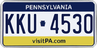 PA license plate KKU4530