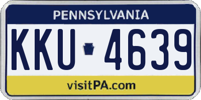 PA license plate KKU4639