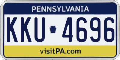 PA license plate KKU4696