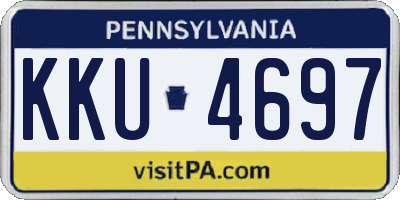 PA license plate KKU4697