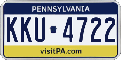 PA license plate KKU4722