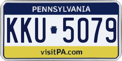 PA license plate KKU5079