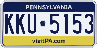 PA license plate KKU5153
