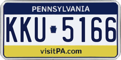 PA license plate KKU5166
